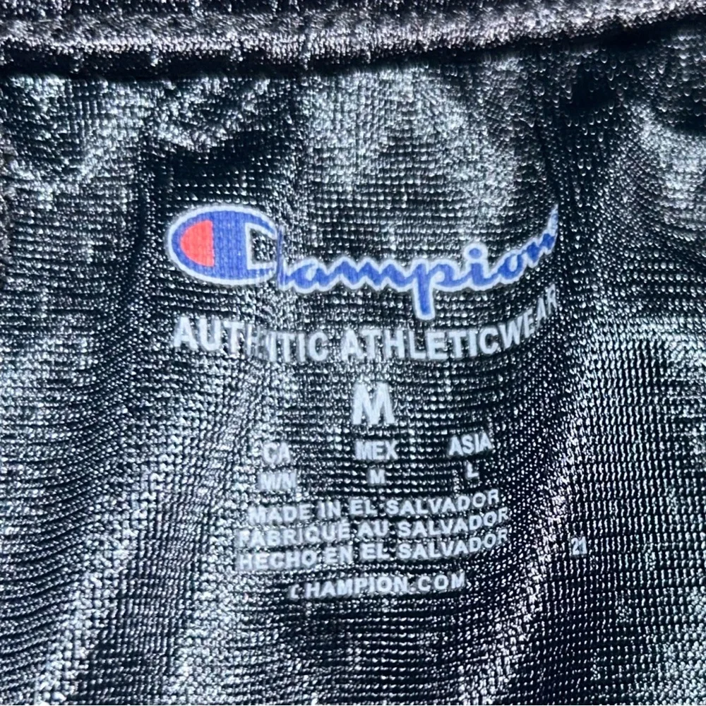CHAMPION Men's Black Athletic Shorts Size Medium